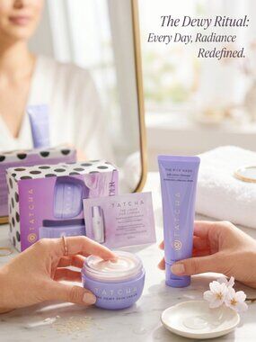 Tatcha ✦ Sephora Beauty Insider Skincare Set ✦ Rice Wash Dewy Cream Silk Canvas